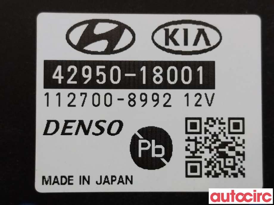 Styreenhet diverse til Kia Niro 2021-->>  (KIA|4295018001|42950-18001)