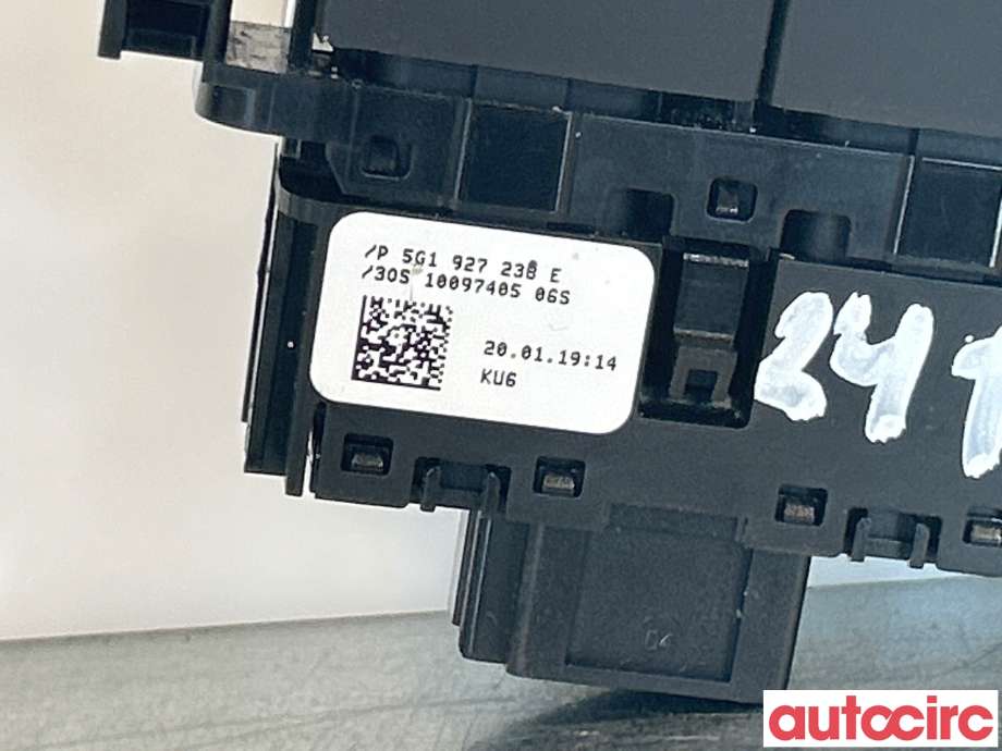 Bryter diverse til VW e-Golf 2017-2020 (Fase 2)  (VOLKSWAGEN|5G1927238E)