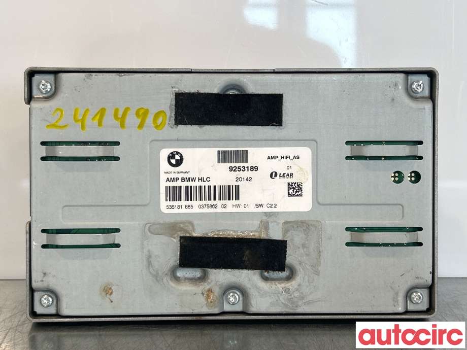 Bilstereo forsterker til BMW 3-Serie 2005-2011 (E90/E91/E92/E93) (E90/E91/E92/E93) (BMW|65122622677|9253189)