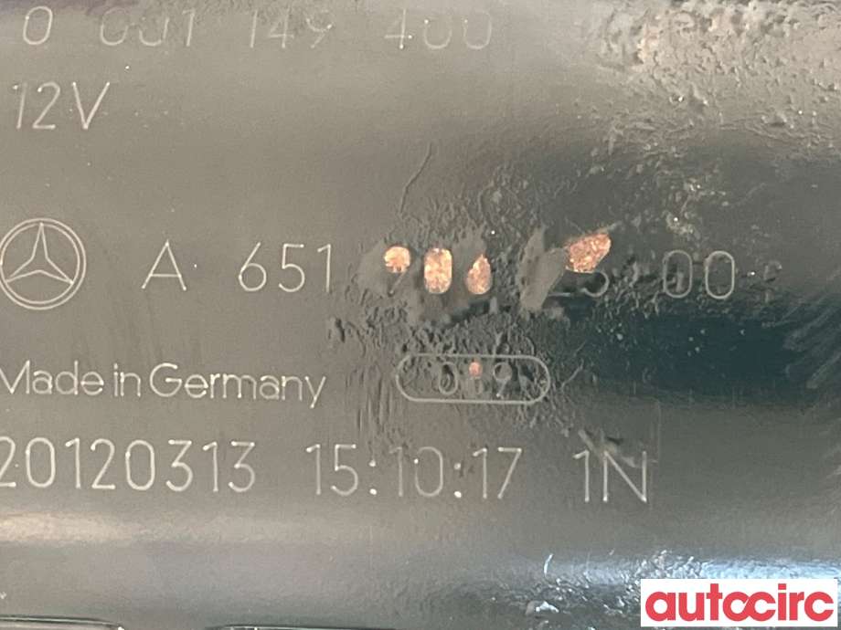 Starter diesel til Mercedes GLK 2008-2015 (X204) (X204) (MERCEDES|A6519062800|0001149400|A6519062300)