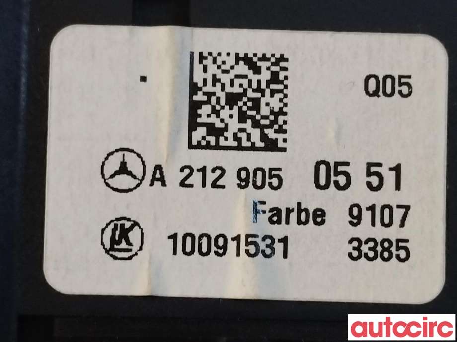 Bryter lys til Mercedes B-Klasse 2011-2018 (W246) (W246) (MERCEDES|A2129050551|A21290505519107)