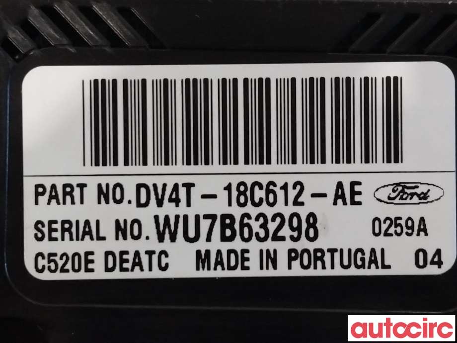 Varmeapparat betjening til Ford Kuga 2013-2019  (FORD|2056864|DV4T18C612AC)