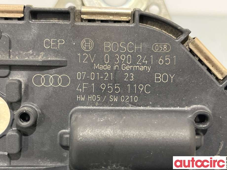 Viskermotor frontrute til Audi A6 2005-2008 (Type III, Fase 1) (C6) (C6) (AUDI|4F1955119C|0390241651|4F1955023K)