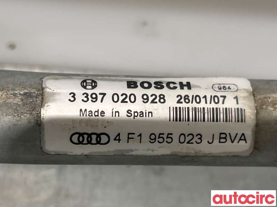 Viskermotor frontrute til Audi A6 2005-2008 (Type III, Fase 1) (C6) (C6) (AUDI|4F1955119C|0390241651|4F1955023K)