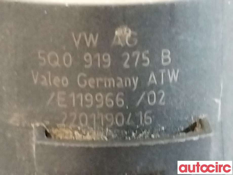 Parkeringssensor bak til VW e-Golf 2017-2020 (Fase 2) (VOLKSWAGEN|5Q0919275B)
