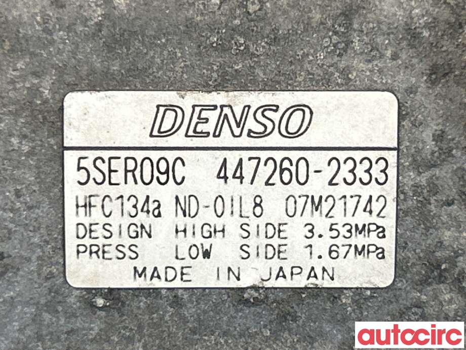 Aircondition kompressor til Toyota Urban Cruiser 2009-2014 (TOYOTA|883101A820|447260-2333|)