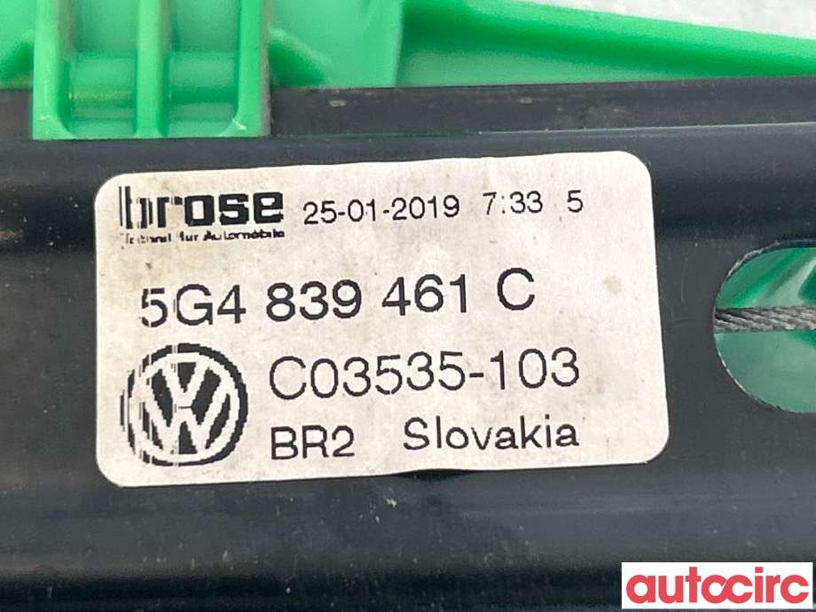Ruteheis til VW e-Golf 2017-2020 (Fase 2)  (VOLKSWAGEN|5G4839461C|)