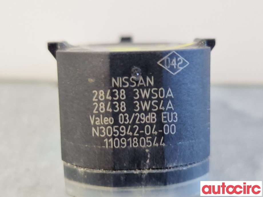 Parkeringssensor bak til Nissan Leaf 2018-->> (Type II)  (NISSAN|284383WS4A|)