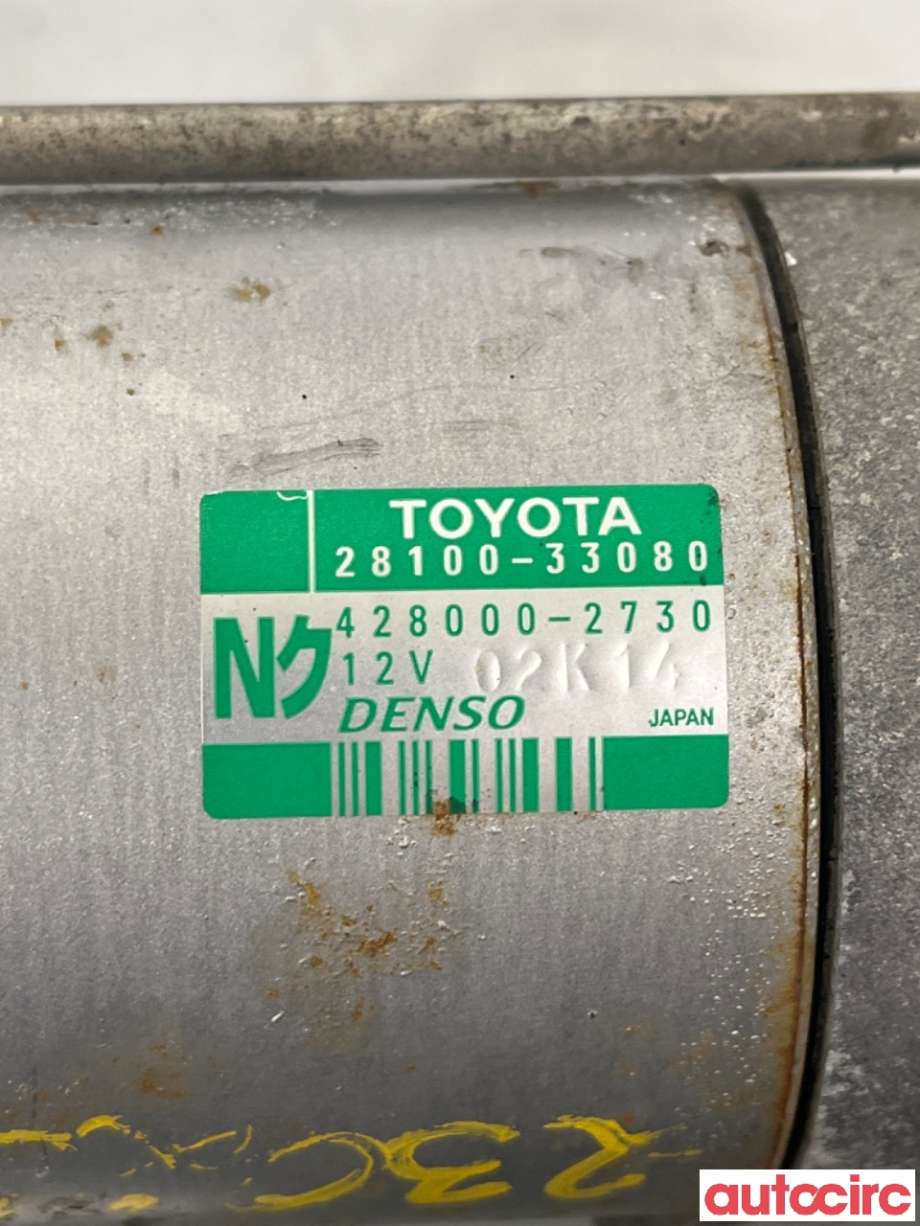 Starter diesel til Toyota Auris 2007-2010 (Type I, Fase 1)  (TOYOTA|2810033080|)