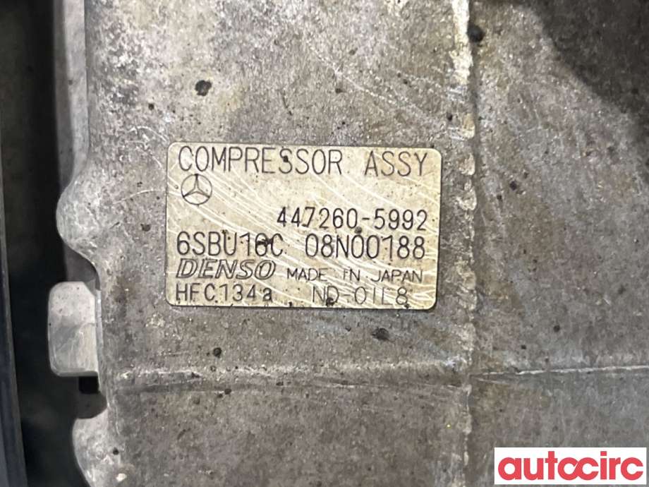 Aircondition kompressor til Mercedes E-Klasse 2009-2013 (Fase 1) (W212) (W212) (MERCEDES|A0032308711|447260-5992)
