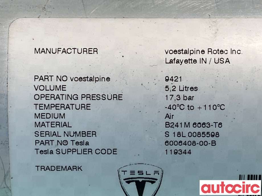 Diverse deler til Tesla Model S 2016-2021 (Fase 2)  (TESLA|6006408-00-B|)