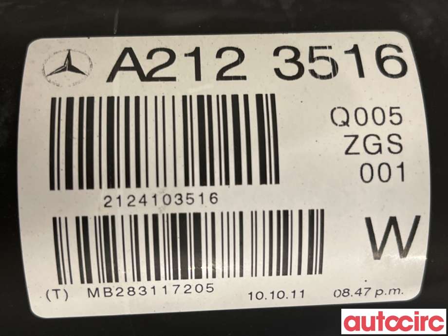 Mellomaksel til Mercedes E-Klasse 2009-2013 (Fase 1) (W212) (W212) (MERCEDES|A2124103516||2124103516)