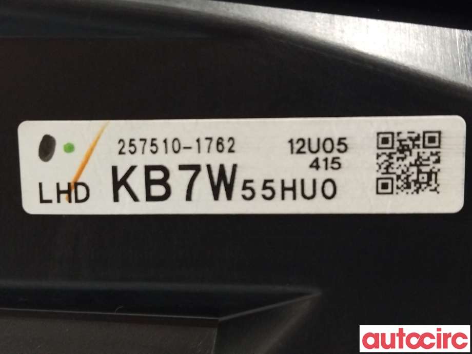 Instrumentpanel til Mazda CX-5 2017-->> (Type II)  (MAZDA|KB7W-55-HU0|KB7W55HU0)