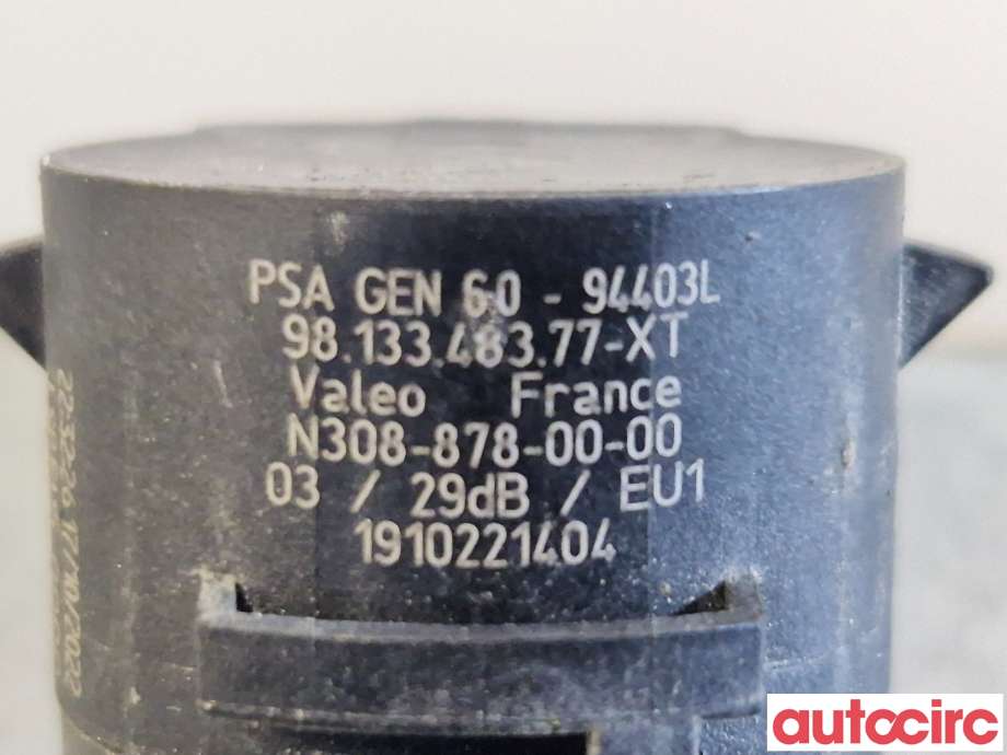 Parkeringssensor foran til Peugeot 308 2021-->> (Type III)  (PEUGEOT|1633559380||9813348377)