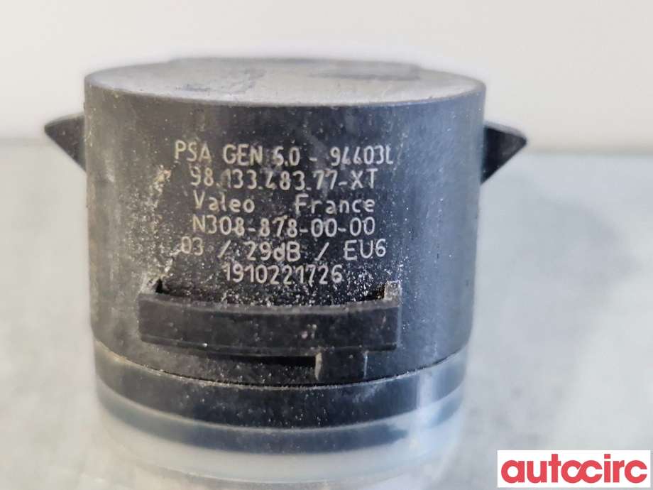 Parkeringssensor foran til Peugeot 308 2021-->> (Type III)  (PEUGEOT|1633559380||9813348377)