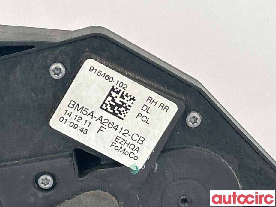 Låsekasse høyre bak til Ford Focus 2011-2014 (Type III, Fase 1)  (FORD|BM5A-A26412-CG|2110426|BM5A-A26412-CB)
