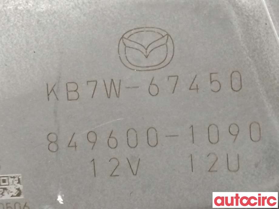 Viskermotor bakrute til Mazda CX-5 2017-->> (Type II)  (MAZDA|KB7W-67-450|849600-1090|KB7W-67450)