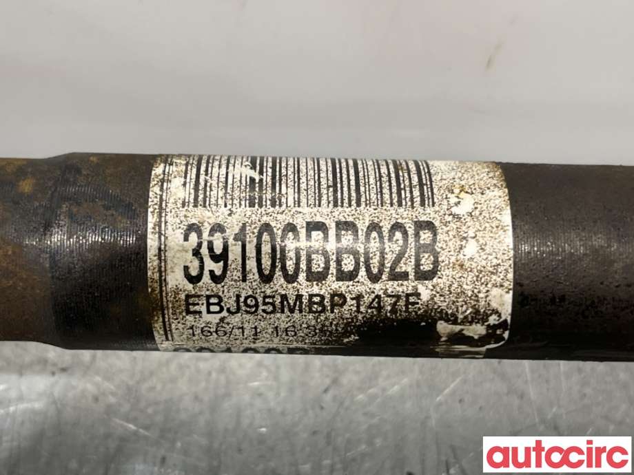 Drivaksel høyre foran til Nissan Qashqai 2010-2014 (Type I, Fase 2)  (NISSAN|39100BB02B|)