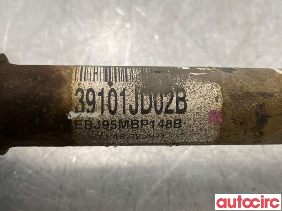 Drivaksel venstre foran til Nissan Qashqai 2010-2014 (Type I, Fase 2)  (NISSAN|39101JD02B|)