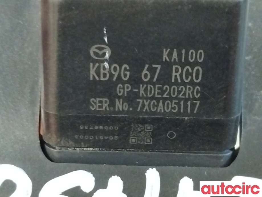 Kamera til Mazda CX-5 2017-->> (Type II)  (MAZDA|KB9G-67-RC0)