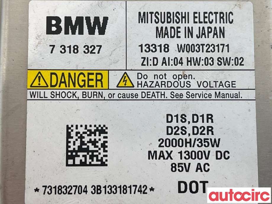 Styreenhet xenon/ballast til BMW 1-Serie 2011-2015 (Fase 1) (F20/F21) (F20/F21) (BMW|63117318327|7318327)