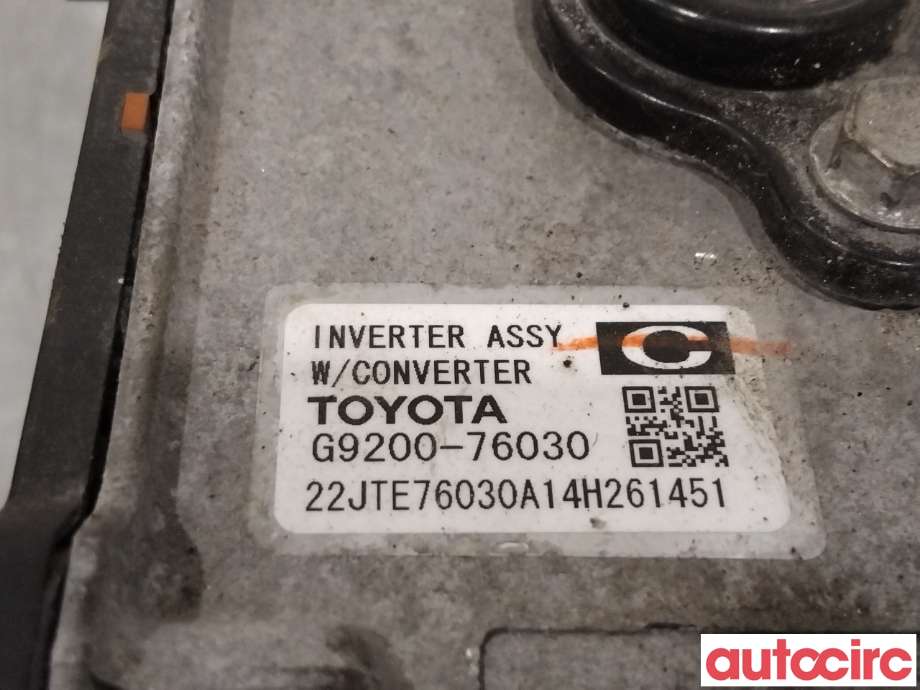 Inverter hybrid til Toyota Auris 2015-2019 (Type II, Fase 2)  (TOYOTA|G920079025||G9200-76030)