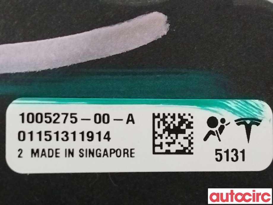 Airbag sensor høyre til Tesla Model S 2013-2016 (Fase 1)  (TESLA|1005275-00-A|)
