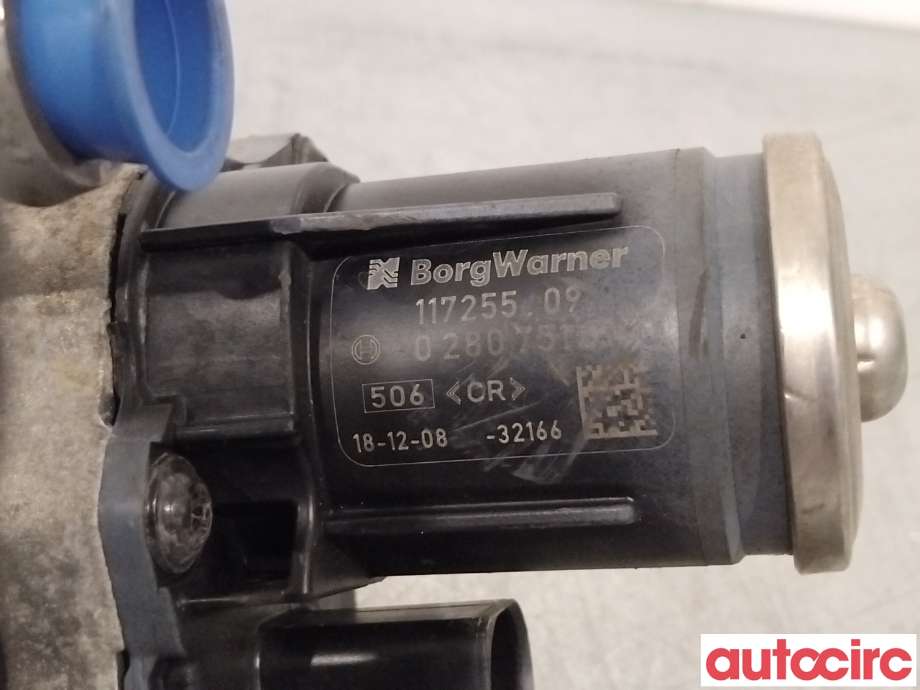 EGR-ventil til VW Tiguan 2007-2011 (Type I, Fase 1)  (VOLKSWAGEN|03L131512BL|117255-09|03L131512DQ)