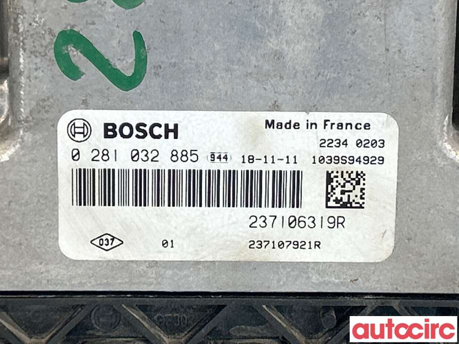 Styreenhet motor til Renault Kangoo 2008-2021 (Type II)  (RENAULT|237106319R)