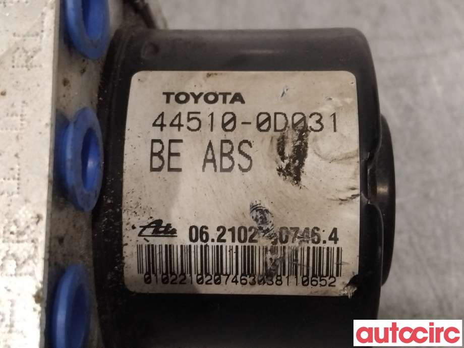 ABS sentral til Toyota Yaris 2009-2011 (Type II, Fase 2)  (TOYOTA|440500D031)