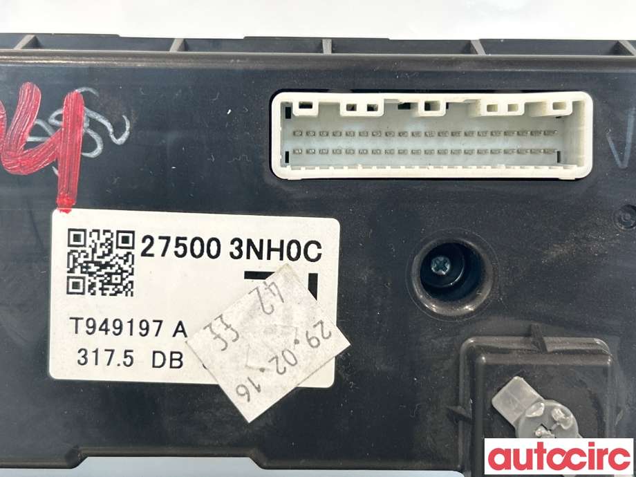 Varmeapparat betjening til Nissan Leaf 2011-2017 (Type I)  (NISSAN|275003NH0C)