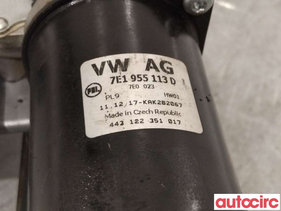 Viskermotor frontrute til VW Transporter / Caravelle 2015-2019 (T6) (T6) (VOLKSWAGEN|7E1955113D|443122351017|7E1955113G)
