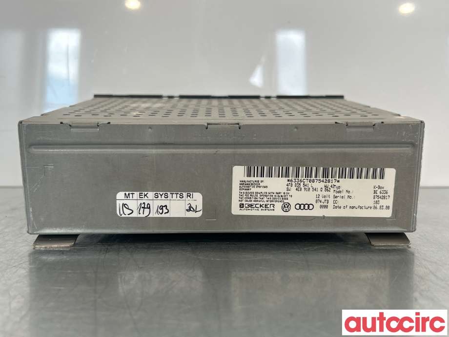 Bilstereo til Audi A5 2007-2016 (Type I)  (AUDI|4F0035541NX|4F0035541L)