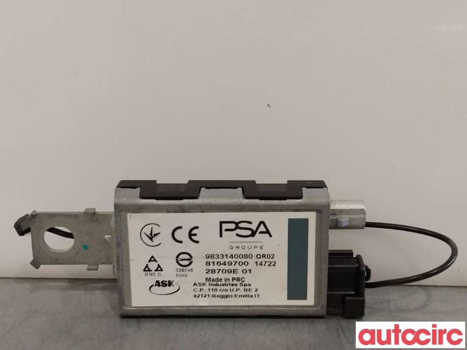 Antenne forsterker til Peugeot 308 2021-->> (Type III)  (PEUGEOT|9833140080)