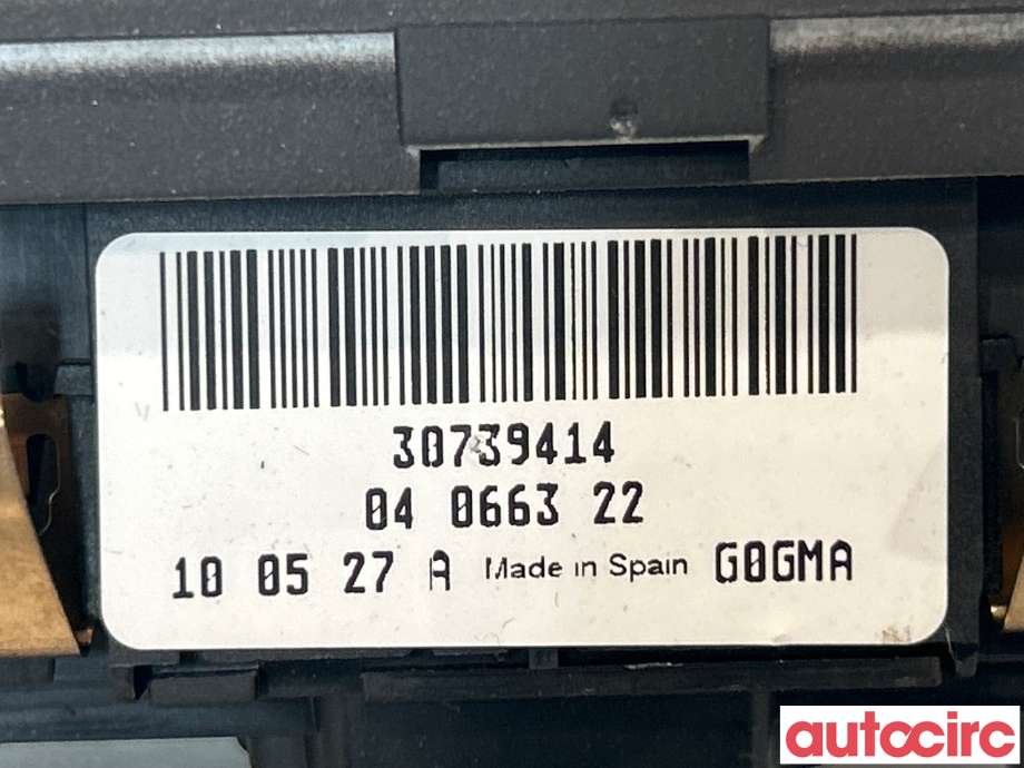 Bryter lys til Volvo V70 2007-2013 (Type III, Fase 1)  (VOLVO|31443852|30739414)