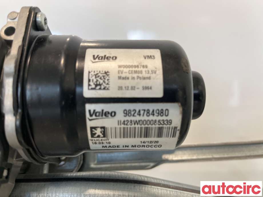Viskermotor frontrute til Peugeot 2008 2019-->> (Type II)  (PEUGEOT|9824784980|W000096769)