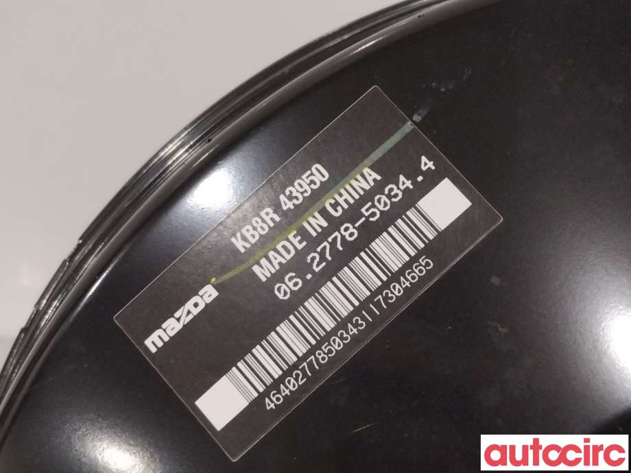 Bremsekraft-forsterker til Mazda CX-5 2017-->> (Type II)  (MAZDA|KBYA-43-80Z|)