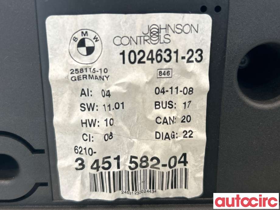 Multimedia display (MCU - Media Controller Unit) til BMW X3 2007-2010 (Fase 2) (E83) (E83) (BMW|62103451582)