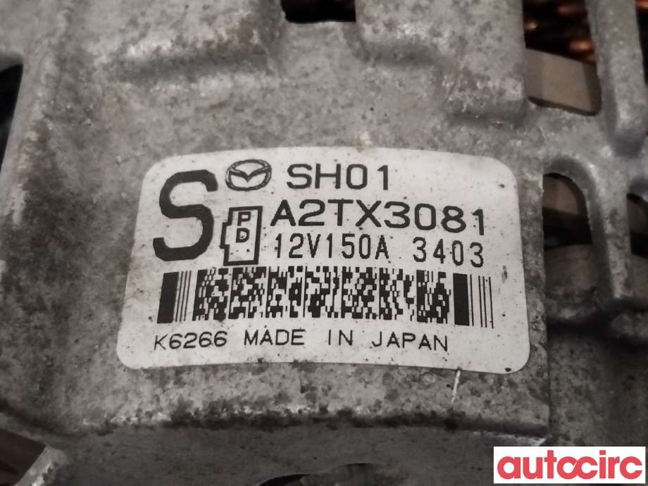 Dynamo til Mazda CX-5 2012-2017 (Type I)  (MAZDA|SH01-18-300A|)
