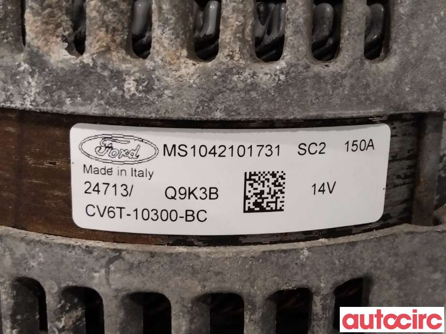 Dynamo til Ford Fiesta 2013-2017 (Type VI, Fase 2)  (FORD|2414991|MS1042101731|CV6T-10300-BC)