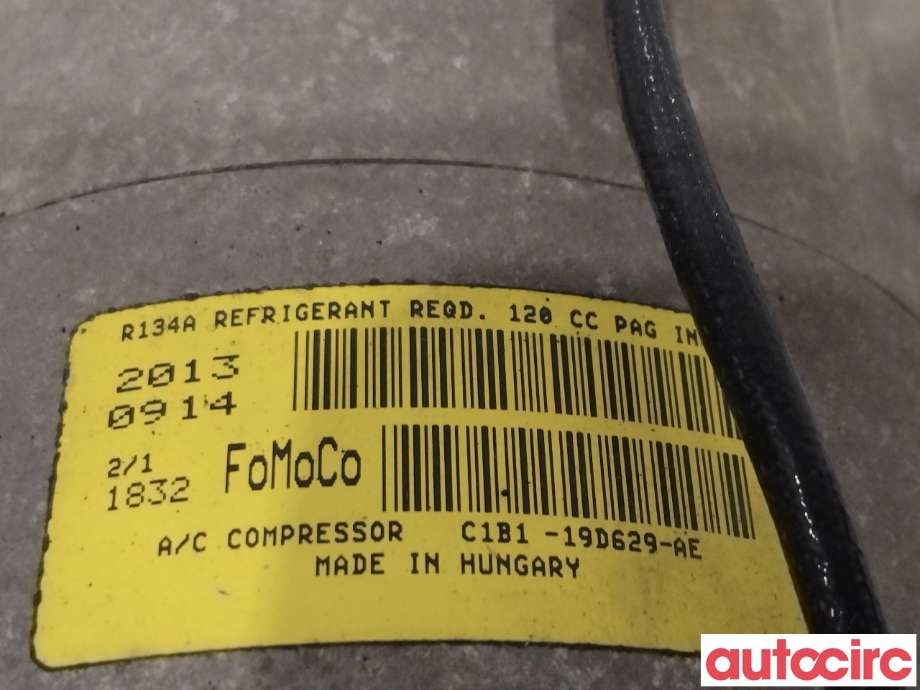 Aircondition kompressor til Ford Fiesta 2013-2017 (Type VI, Fase 2)  (FORD|2163335||C1B1-19D629-AE)