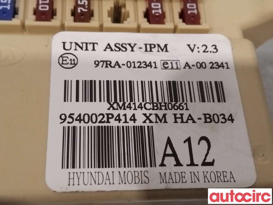 Sikringsboks til Kia Sorento 2011-2015 Type II (KIA|954002P414)
