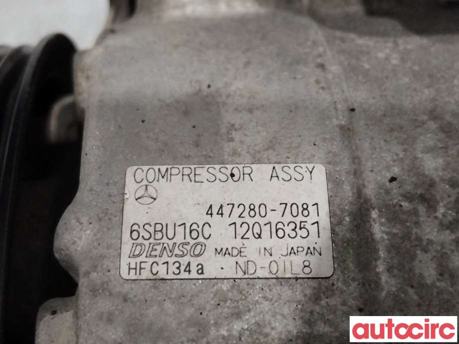 Aircondition kompressor til Mercedes E-Klasse 2013-2016 (Fase 2) (W212) (W212) (MERCEDES|A0008302600|447280-7080|A0008307400)