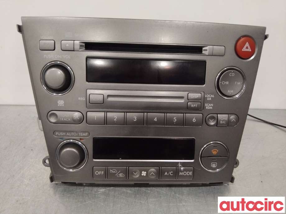 Bilstereo til Subaru Outback, 2003-2007 (Type III, Fase 1)  (SUBARU|86201AG430)