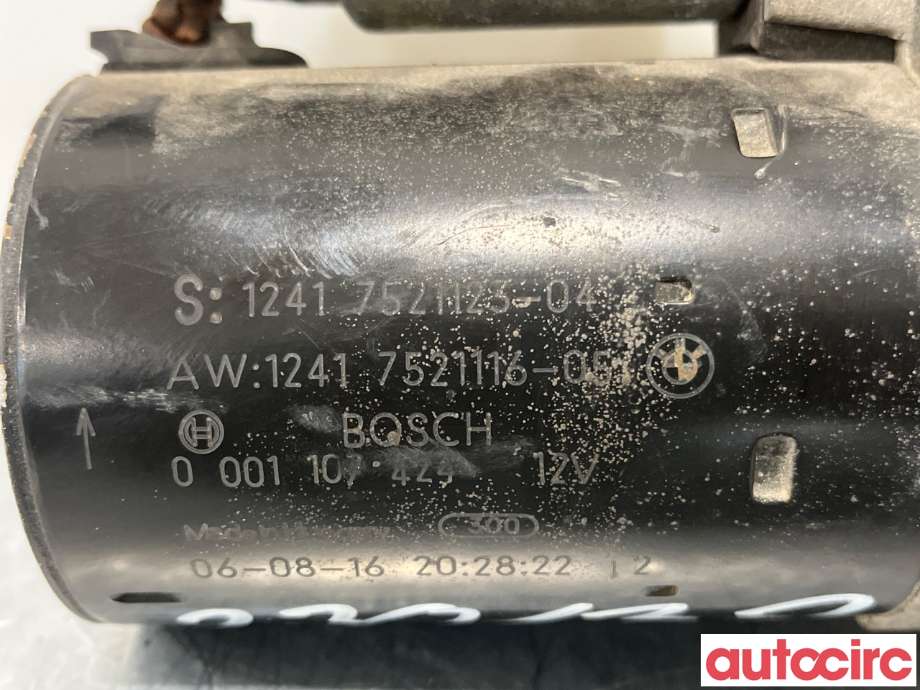 Starter til BMW 5-Serie 2003-2010 (E60/E61) (E60/E61) (BMW|12417610343|0001107424|12417521123)