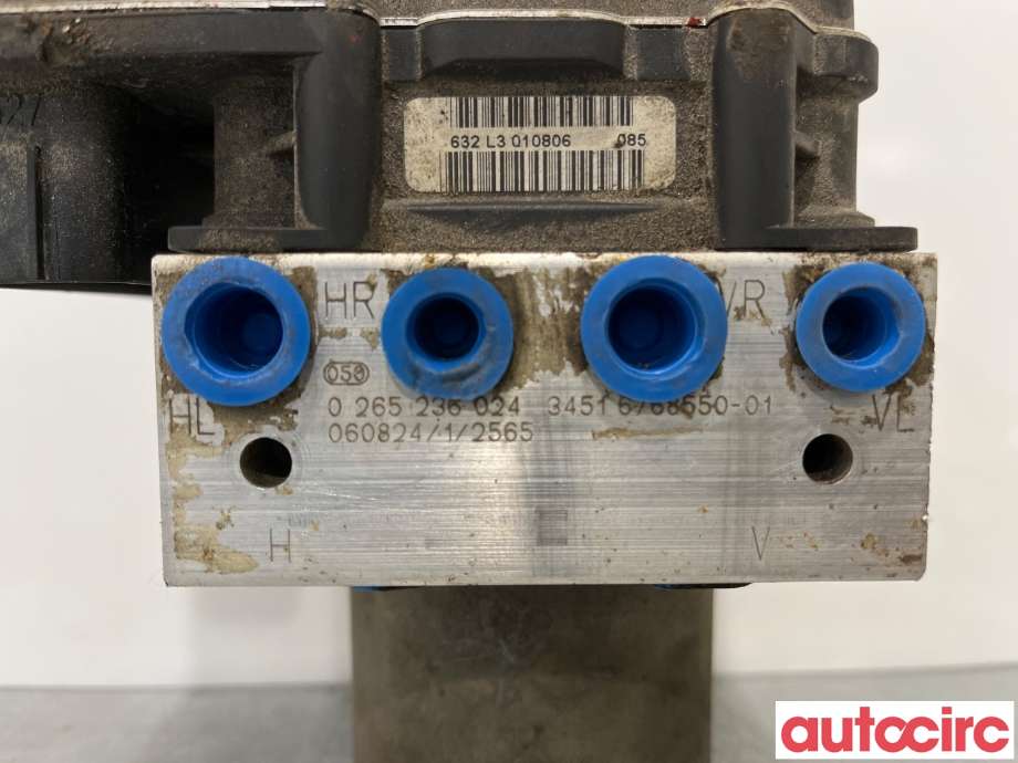 ABS sentral til BMW 5-Serie 2003-2010 (E60/E61) (E60/E61) (BMW|34516777879|0265236024|34516768550)