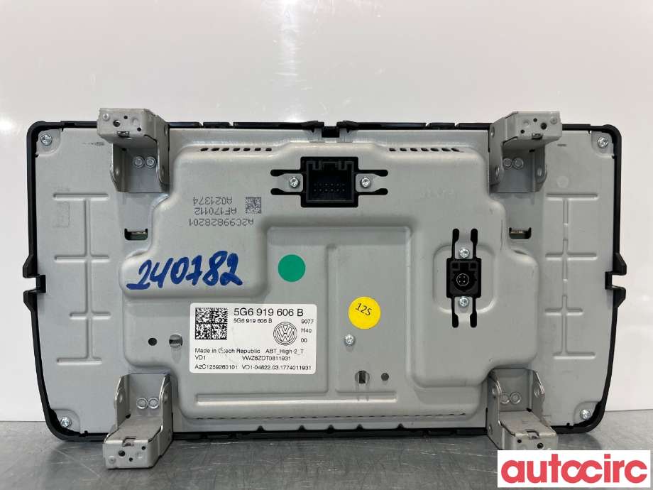 Instrument kjørecomputer til VW e-Golf 2017-2020 (Fase 2)  (VOLKSWAGEN|5G6919606C||5G6919606B)