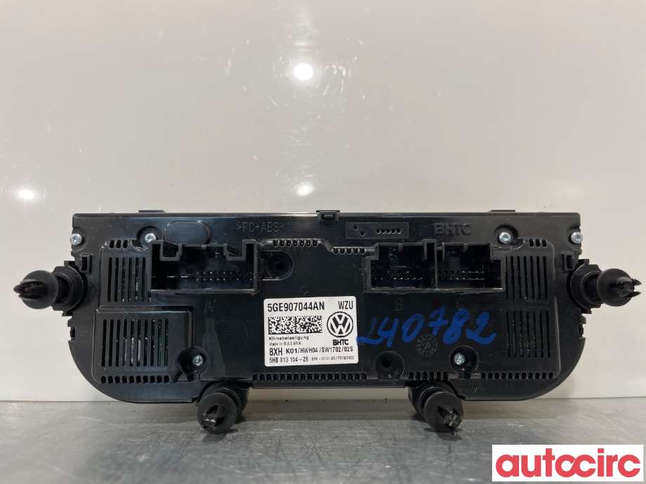 Varmeapparat betjening til VW e-Golf 2017-2020 (Fase 2)  (VOLKSWAGEN|5GE907044AN|5HB013104-28)