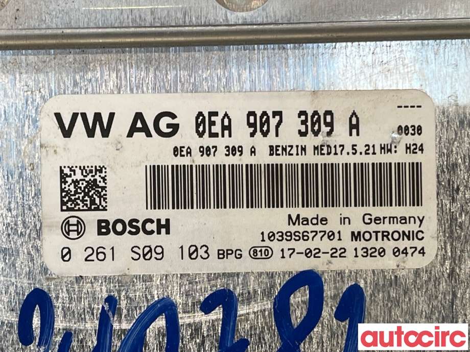 Styreenhet diverse til VW e-Golf 2017-2020 (Fase 2)  (VOLKSWAGEN|0EA906016E|0261S09103|0EA907309A)