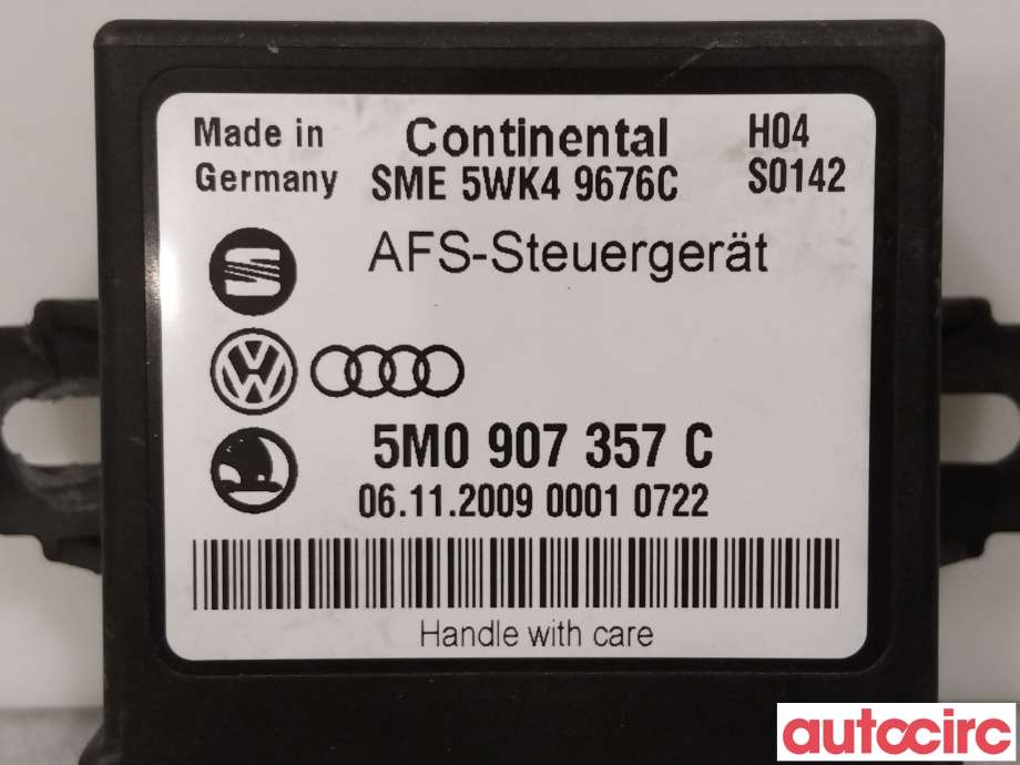 Styreenhet diverse til VW Golf VI 2008-2012  (VOLKSWAGEN|5M0907357C)